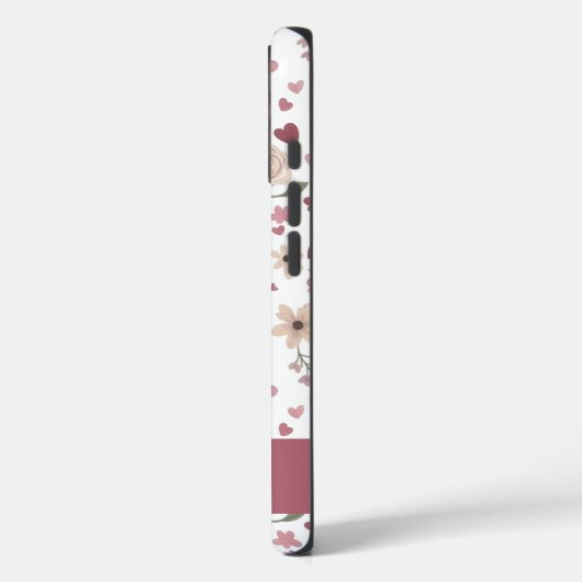 Custom Heart Photo Cat Lover Phone Case Case-Mate iPhoneケース (裏面 / 左)