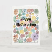 Custom Heartfelt Mother's Day Poem Card カード (正面)
