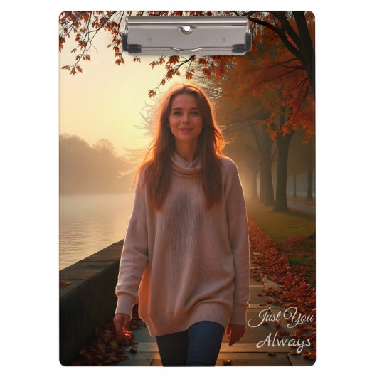 Custom Her Portrait – A Special Gift for Her クリップボード (正面)