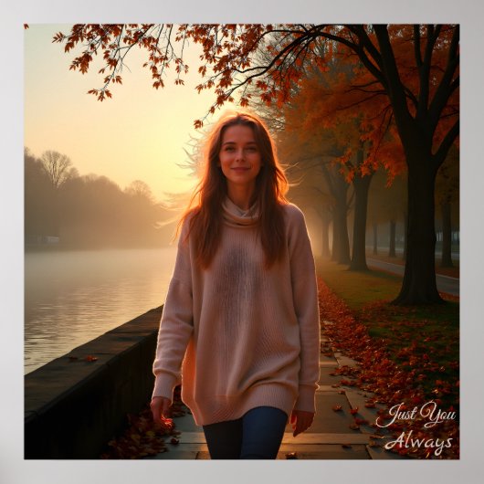 Custom Her Portrait – A Special Gift for Her ポスター (正面)