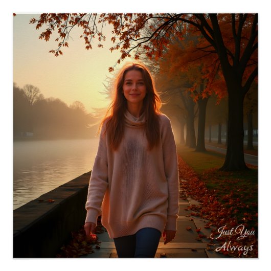 Custom Her Portrait – A Special Gift for Her ポスター (正面)