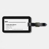 Custom High School Cheerleading Bags ラゲッジタグ (裏面横)