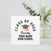 Custom high school graduation party カード (スタンド正面)