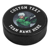Custom Hockey Puck – Add Your Design Here アイスホッケーパック (3/4)