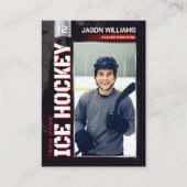 Custom Hockey Trading Card, USA Power Player コーリングカード (正面)