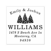 Custom Holiday Christmas Cards & Envelope address セルフインキングスタンプ (デザイン)