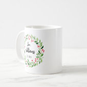 Custom Holiday Christmas Doctor Mug for Him or Her コーヒーマグカップ (正面左)