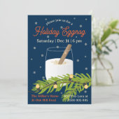 Custom Holiday Eggnog Party Invitation  招待状 (スタンド正面)