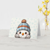 Custom Holiday Greeting Card カード (黄色い花)