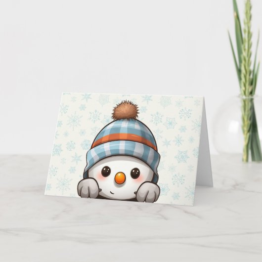 Custom Holiday Greeting Card カード (正面)