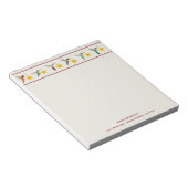 Custom Holidays Hummingbirds   ノートパッド (アングル)