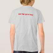 Custom Holy Compass Christian Cross VBS 2026 トライブレンドＴシャツ (裏面)