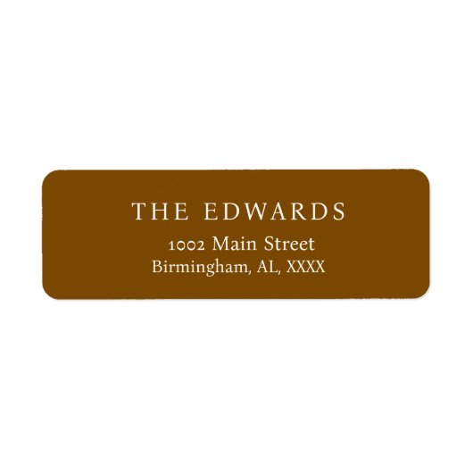 Custom Home Address Labels ラベル (正面)