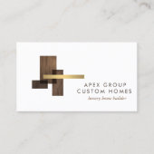 Custom Home Builder Logo 名刺 (正面)