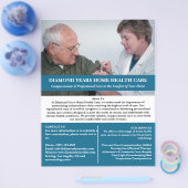 Custom Home Health Care チラシ (シングル)