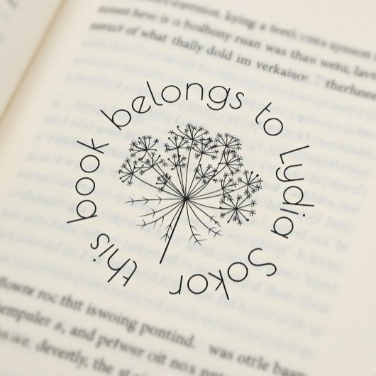 Custom Home Library セルフインキングスタンプ