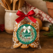 Custom Homemade Christmas Cookies Label Sheet ラウンドシール