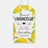 custom homemade limoncello wedding favor liquor ギフトタグ (裏面)