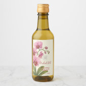 Custom Homemade Orchid Oil Label ワインラベル (正面)