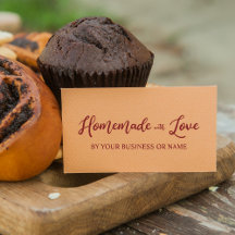 Custom Homemade wih Love Typography Quote