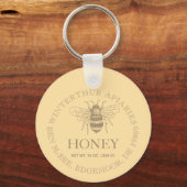Custom Honey Business Promotional キーホルダー (裏面)