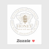 Custom Honey Business Promotional シール (シート)