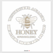 Custom Honey Business Promotional シール (シート)