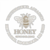 Custom Honey Business Promotional シール (正面)