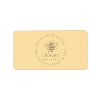 Custom Honey Business Promotional ラベル