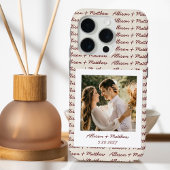 Custom Honeymoon Gift Wifey & Hubby Phone Case Set Case-Mate iPhoneケース