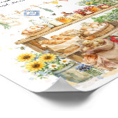 Custom Honor System Farm Stand Sign ポスター (角)