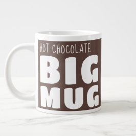Custom Hot Chocolate Big Mug Brown C33 Novelty   ジャンボコーヒーマグカップ