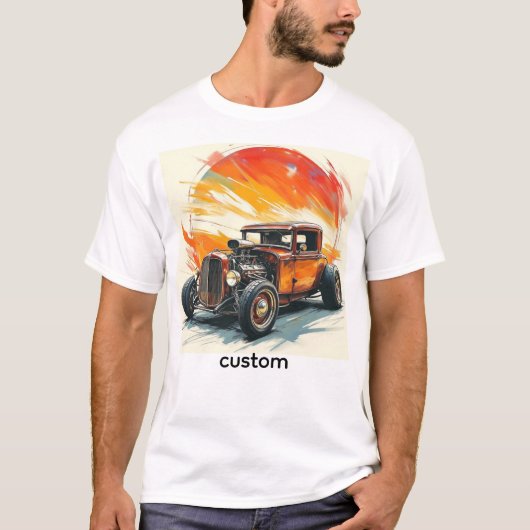 Custom Hot Rod T shirt Tシャツ (正面)