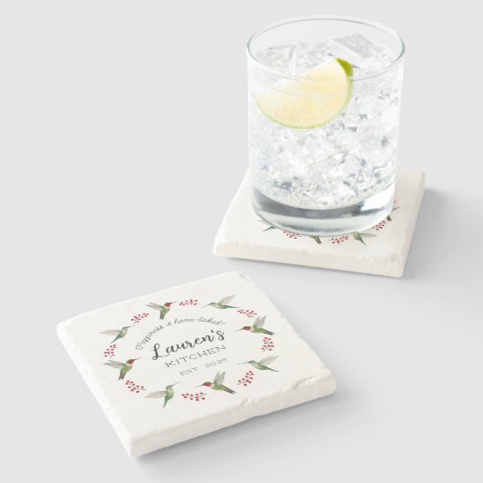 Custom Hummingbird ストーンコースター (横)