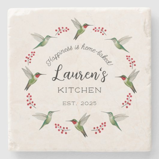 Custom Hummingbird ストーンコースター (正面)