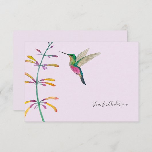 Custom Hummingbird  ノートカード (正面/裏面)
