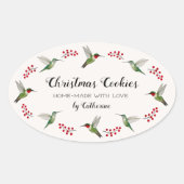 Custom Hummingbird   楕円形シール (正面)