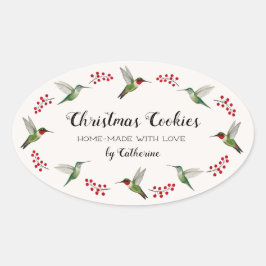 Custom Hummingbird   楕円形シール