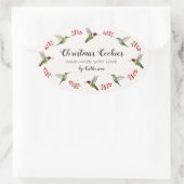 Custom Hummingbird 楕円形シール (バッグ)