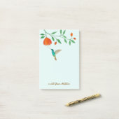 Custom Hummingbird Notes ポストイット (デスク上)