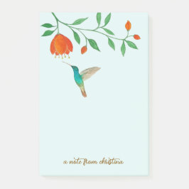 Custom Hummingbird Post-It Notes ポストイット