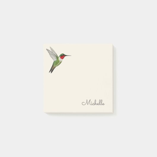 Custom Hummingbird  Post-it Notes ポストイット (正面)