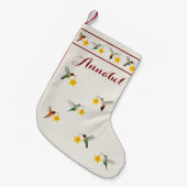 Custom Hummingbirds   スモールクリスマスストッキング (正面 (吊り時))