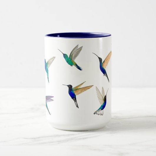 Custom Hummingbirds Mug マグカップ (中央)
