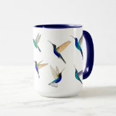 Custom Hummingbirds Mug マグカップ (正面右)