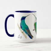 Custom Hummingbirds Mug マグカップ (左)