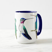 Custom Hummingbirds Mug マグカップ (正面右)