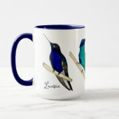 Custom Hummingbirds Mug マグカップ (左)