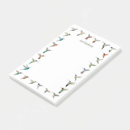 Custom Hummingbirds Post-it Notes ポストイット (アングル)