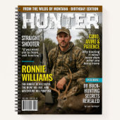 Custom HUNTER Magazine Cover Journal, Hunter Gift ノートブック (正面)